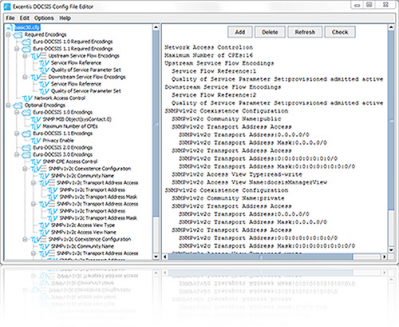 docsis cable modem configuration file editor